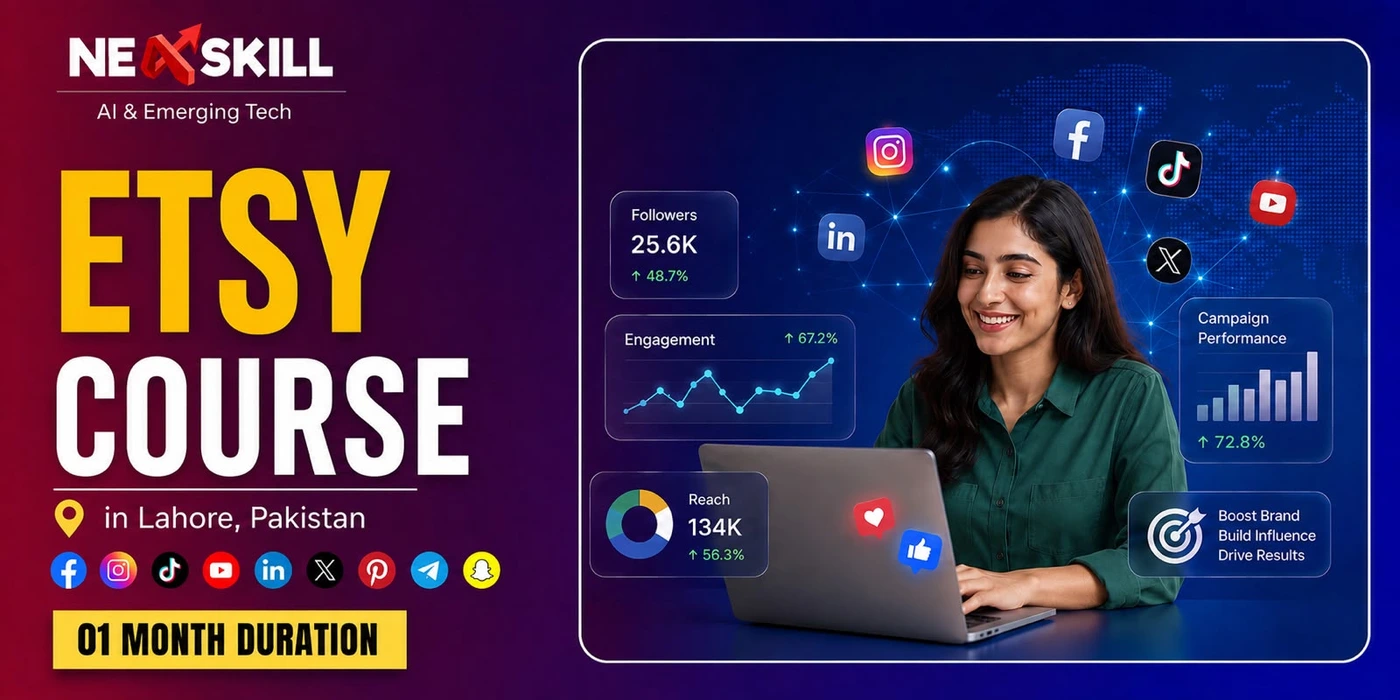 Etsy Course in Lahore Pakistan: Digital Products, POD & AI Store Mastery