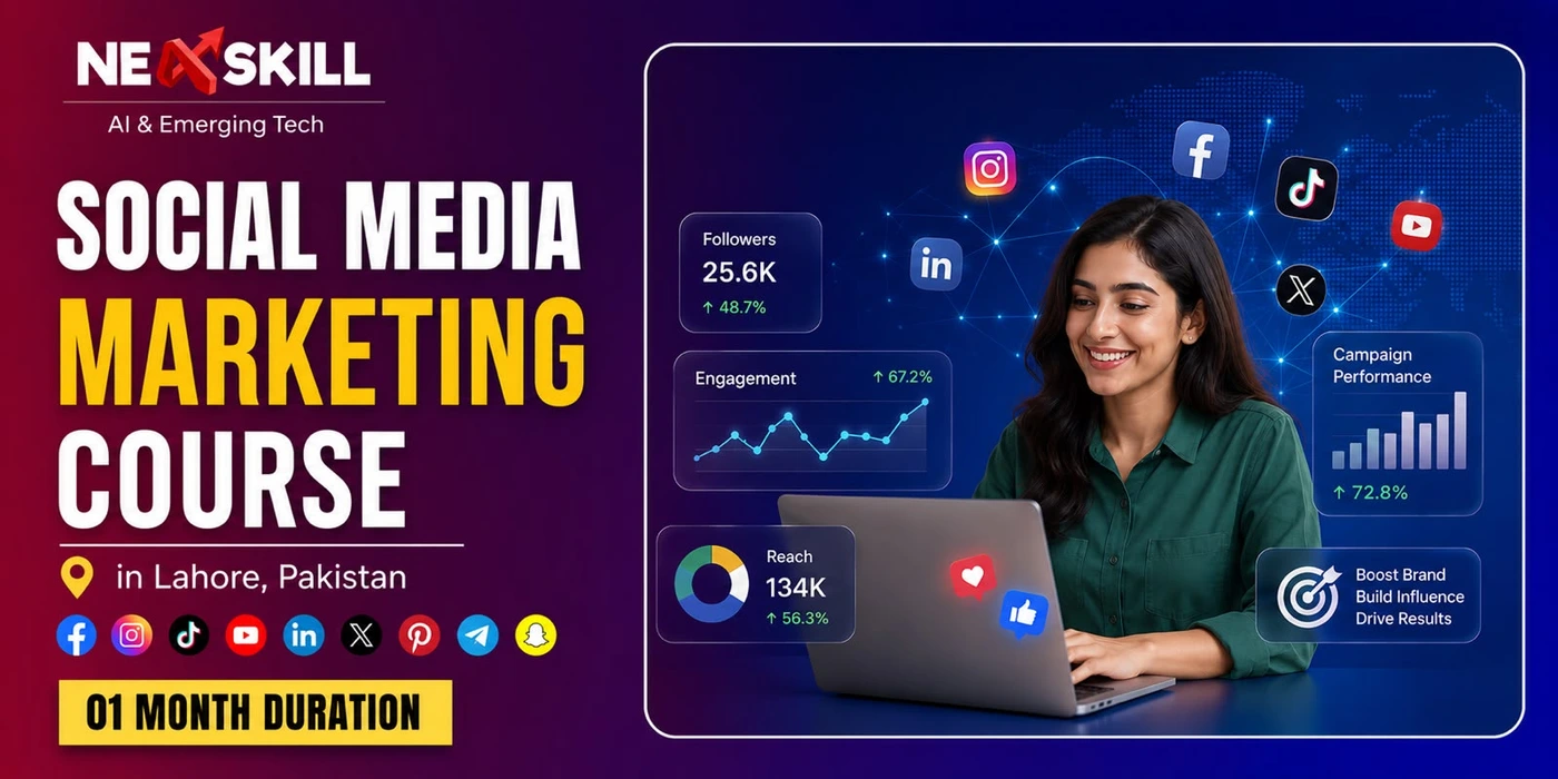 Social Media Marketing Course in Lahore: Content, Strategy & AI Automation
