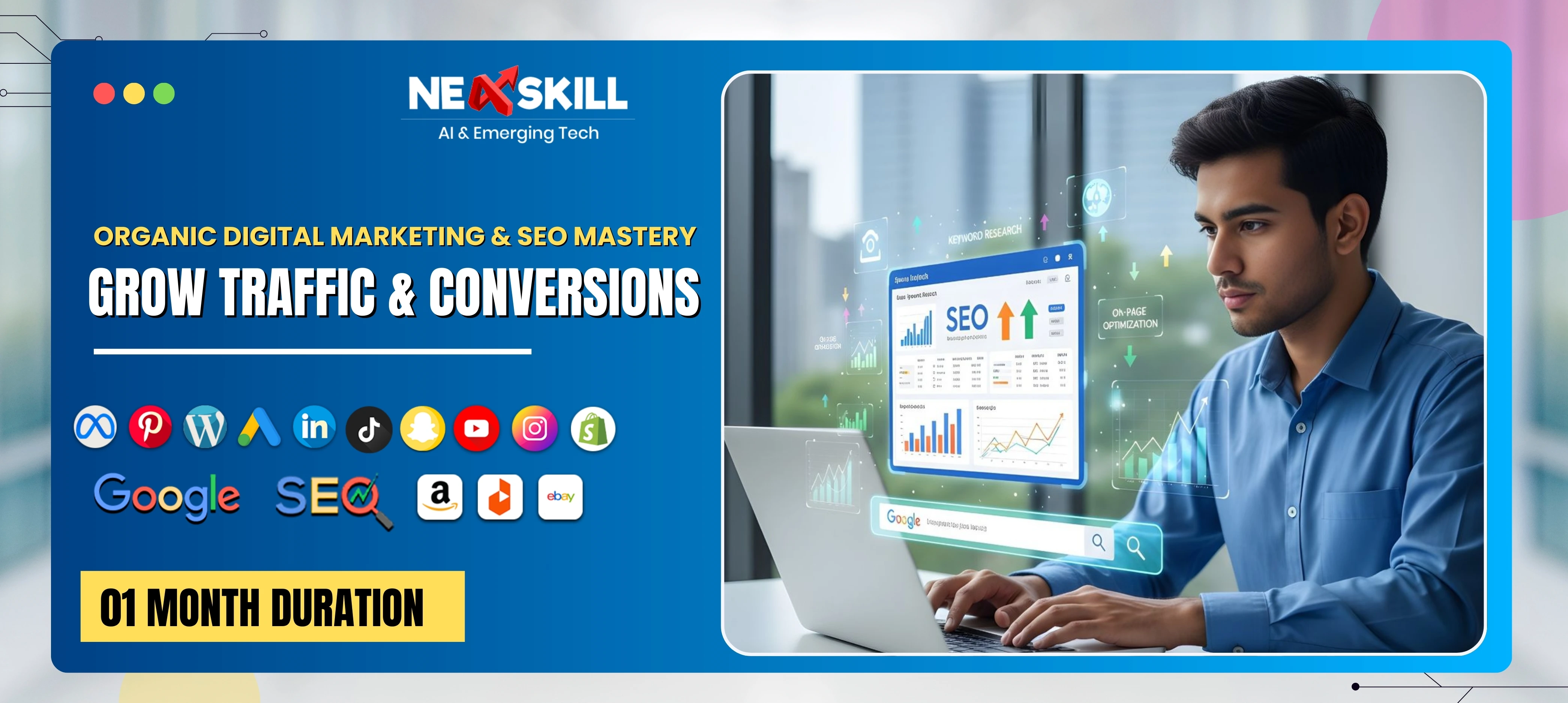 Organic Digital Marketing & SEO Mastery: Grow Traffic & Conversions