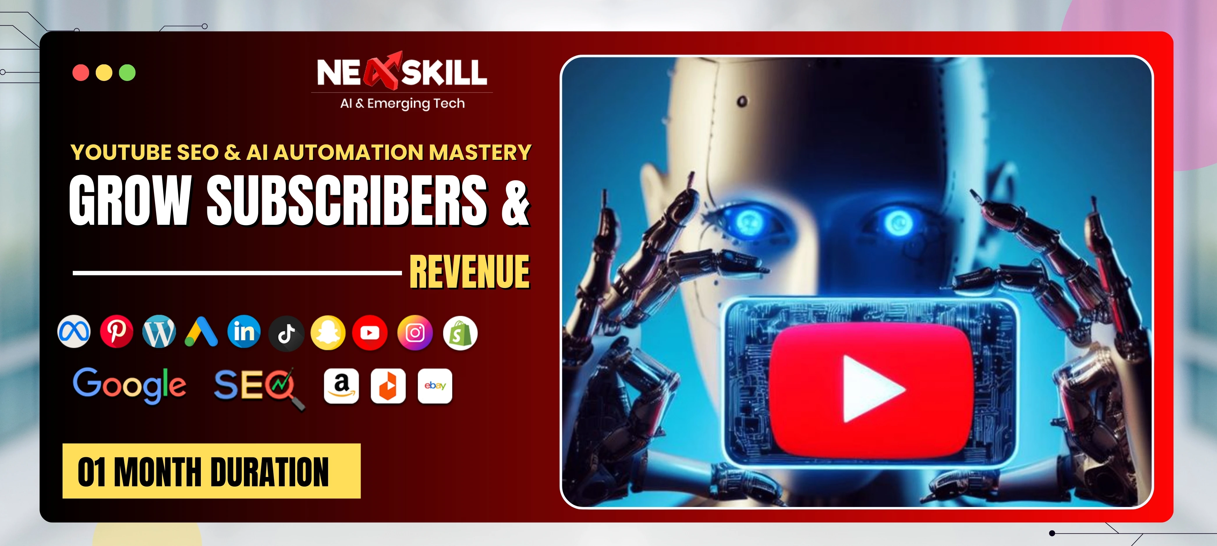YouTube SEO & AI Automation Mastery: Grow Subscribers & Revenue
